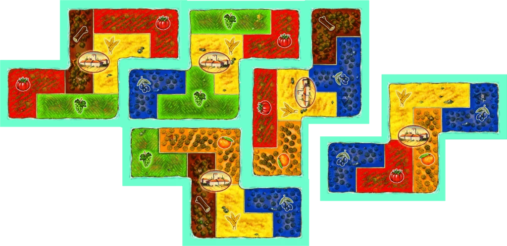 Cultivo, 10 Spielplanteile